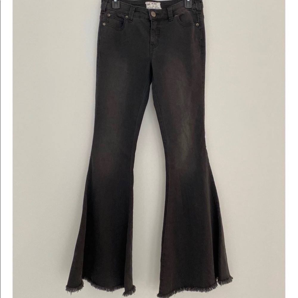 NWOT Free People Flare Grey Jeans